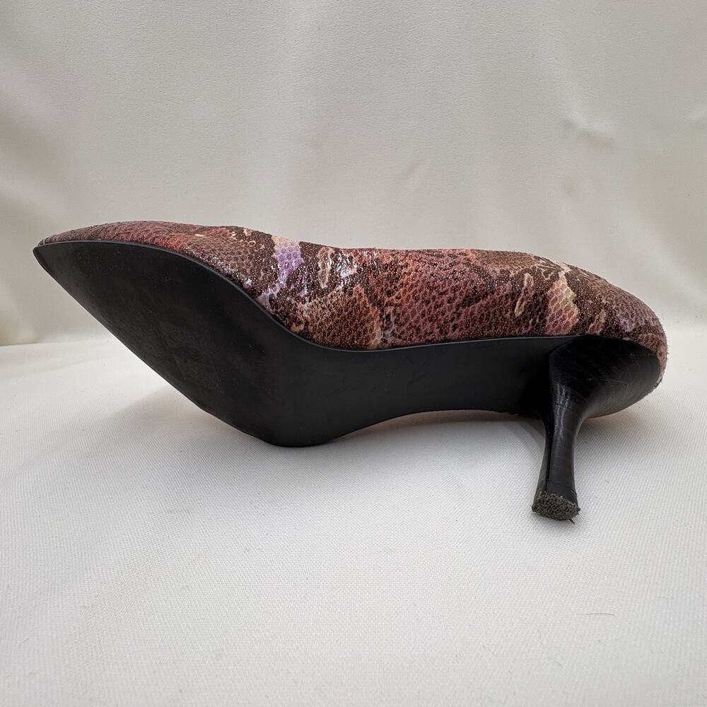 Nine & Company Faux Snake Skin Women's Dress Shoes - 3" Heel - Size 10 M - Picture 9 of 14